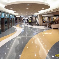 Commercial epoxy flooring کفپوش مجتمع تجاری