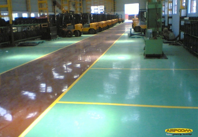 کفپوش اپوکسی انبار