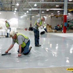 اجرای کفپوش صنعتی